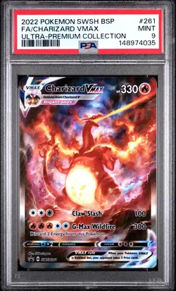Pokemon Charizard VMAX SWSH261 Black Star Promo Ultra Rare Graded PSA 9 - Image 1
