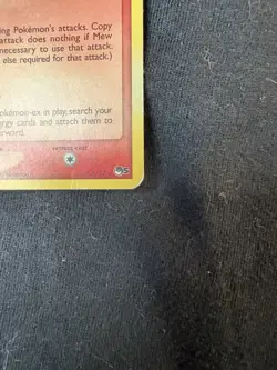 Pokemon Mew 003/017 Error Back Misprint POP Series 5 Holo Rare - LP/MP - Image 3