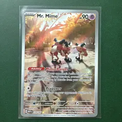 Mr. Mime 179/165 Sv: Scarlet & Violet 151 Holo Pokemon NM - Image 1