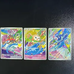 Pokemon TCG First Partner Illustration Collection Alola: Rowlet, Litten, Popplio - Image 1