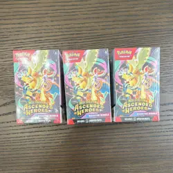 Pokemon TCG Mega Evolution: Ascended Heroes Booster Bundle Box 6 Packs Lot 3 - Image 1