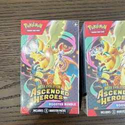 Pokemon TCG Mega Evolution: Ascended Heroes Booster Bundle Box 6 Packs Lot 3 - Image 2