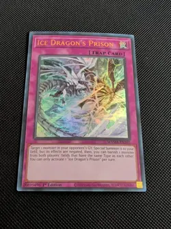 Yugioh! TCG Ice Dragon's Prison MAMA-EN101 NM Ultra Rare - Image 1