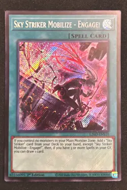Sky Striker Mobilize - Engage! - L26D-ENS10 - Secret Rare - 1st Edition Yugioh - Image 1