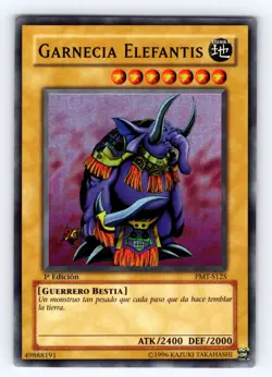 Yugioh Spanish Garnecia Elefantis PMT-S125 1st Edition Super Rare - NM 💎 - Image 1