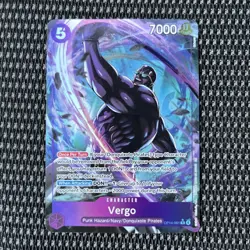One Piece Vergo (Alternate Art) OP14-061 The Azure Sea's Seven Foil FRESH NM - Image 1