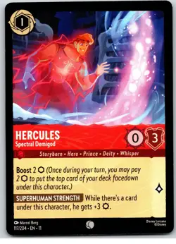 #117 Hercules - Spectral Demigod Playset x4 2026 Disney Lorcana Winterspell 4x - Image 4