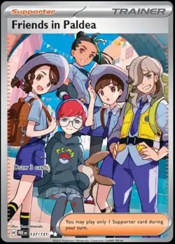 Friends in Paldea 137/131 - Pokemon TCG Prismatic Evolutions Ultra Rare - NM/M - Image 1