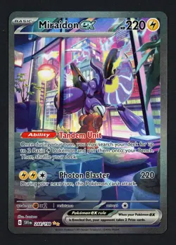 Miraidon ex 244/198 Scarlet & Violet Base Special Illustration Rare Pokemon TCG - Image 1