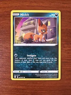 Pokemon SWSH Shining Fates - 47/72 NICKIT, Unlimited - Image 1
