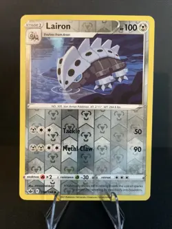 Lairon 110/198 Reverse Holo Uncommon Sword & Shield: Chilling Reign Pokemon TCG - Image 1