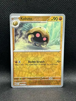Kabuto 140/165 REVERSE HOLO 151 Scarlet & Violet Pokemon English Foil TCG - Image 1