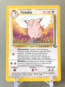 Pokemon Clefable 17/64 Jungle Rare NM/LP - Image 1