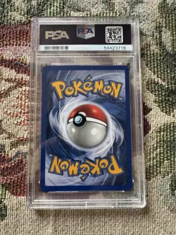 1999 Pokemon Game Poliwrath Holo Base Set #13 PSA 8 - Image 3
