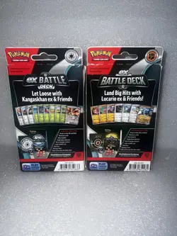 Set of 2 Pokemon TCG ex Battle Deck Kangaskhan & Lucario Sealed - Image 2