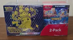 Pokemon Surging Sparks Elite Trainer Box + Booster Bundle COSTCO 2-PACK 2025 - Image 1