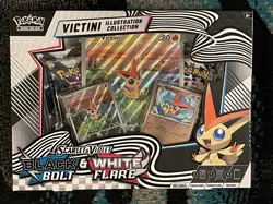 Pokemon TCG Black Bolt & White Flare Victini Illustration Collection Sealed New - Image 1