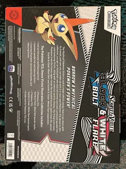 Pokemon TCG Black Bolt & White Flare Victini Illustration Collection Sealed New - Image 2