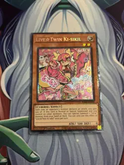 Yugioh/ Live Twin Ki-Sikil/ Collector’s Rare/ RA04/ 1st Edition/ Mint - Image 1