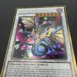 Yugioh Ancient Pixie Dragon PGLD-EN006 Gold Secret Rare 1st Ed NM - Image 2