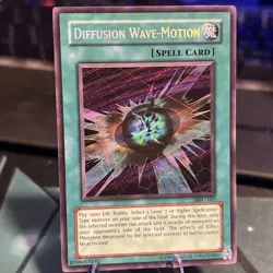 YUGIOH DIFFUSION WAVE MOTION MFC-107 SECRET PLAY/EDGEWARE MP condition - Image 2