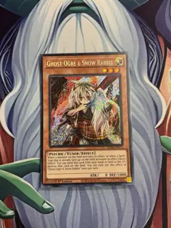 Yugioh/ Ghost Ogre & Snow Rabbit/ Secret Rare/ RA04/ 1st Edition/ Mint - Image 1