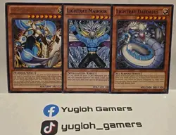 YUGIOH LIGHTRAY SET RARE COMMON LIGHT PLAYED - Image 2