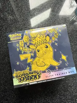 Pokemon Surging sparks POKEMON CENTER ETB SEALED - Image 1