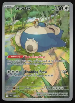 Snorlax 051 Holo Promo Scarlet & Violet 151 ETB Promo Pokemon English NM - Image 1