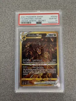 Pokemon Crown Zenith- Giratina & Arceus VSTAR GG69 & GG70, PSA 10 - Image 3