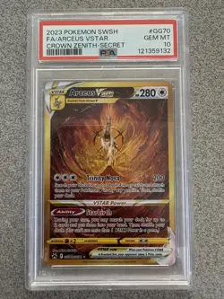 Pokemon Crown Zenith- Giratina & Arceus VSTAR GG69 & GG70, PSA 10 - Image 4