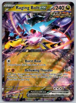 Pokemon TCG Raging Bolt ex 145 SV: Scarlet & Violet Promo - Image 1