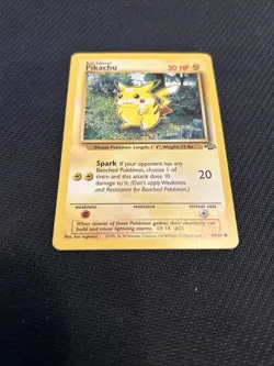 Pikachu Pokemon Card 60/64 Vintage Jungle Unlimited Sp-Nm - Image 2