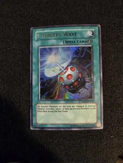 Intercept Wave TSHD-EN050 Ultra Rare YuGiOh! LP - Image 1