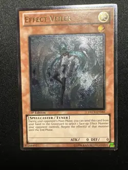 Yugioh! DREV-EN002 Effect Veiler 1st Edition Ultimate Rare - Image 1