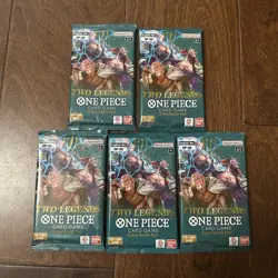 OP08 5 Packs English One Piece Sealed - Image 1
