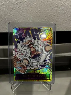 ONE PIECE Card Game Monkey D. Luffy SEC Parallel Nika Luffy OP05-119 JP - Image 1