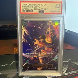 2025 One Piece - Monkey D. Luffy SP OP09-119 Carrying On His Will PSA 9 - Image 1