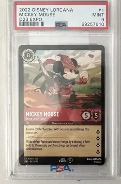 D23 Lorcana Mickey Mouse Brave Little Tailor promo - Image 1