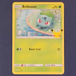 Bulbasaur 1/25 - McDonald's Collection 2021 - Promo Unlimited Pokemon Card - NM - Image 1