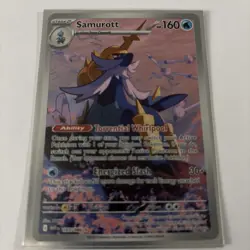 Pokemon TCG Samurott 107/086 Illustration Rare White Flare Card - Image 1
