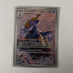 Pokemon TCG Samurott 107/086 Illustration Rare White Flare Card - Image 2