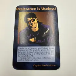 Resistance Is Useless! Card Base Set INWO Illuminati New World Order - Image 1