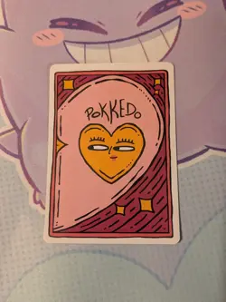Pokemon Fanart Valentines Pokkedo Card Ha-chu (Pikachu) - Image 2
