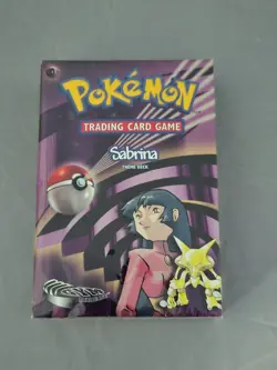 RARE Pokemon "SABRINA" Gym Challenge Trading Card Game Theme Deck Factory Sealed - Image 1