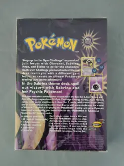 RARE Pokemon "SABRINA" Gym Challenge Trading Card Game Theme Deck Factory Sealed - Image 4