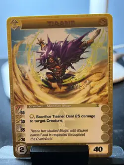 Chaotic Rare Tiaane 1st Edition Copper Letters Card - Image 1