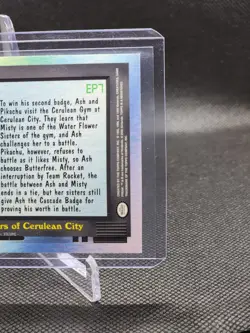 2000 Topps Pokemon TV Animation Edition Series 2 #EP7 Episode Card - Image 3