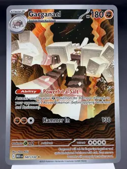 Garganacl 147/132 - Illustration Rare - Mega Evolution Pokemon Card MINT - Image 1