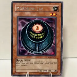 Yugioh DB2-EN104 Morphing Jar Rare NM condition TCG card - Image 1